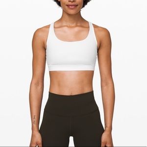 white lululemon energy bra